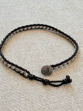 Silpada "Adventuresome" Leather and Silver Beads Bracelet, B2083 RARE!
